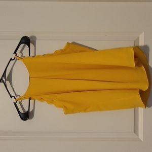 Yellow tank blouse